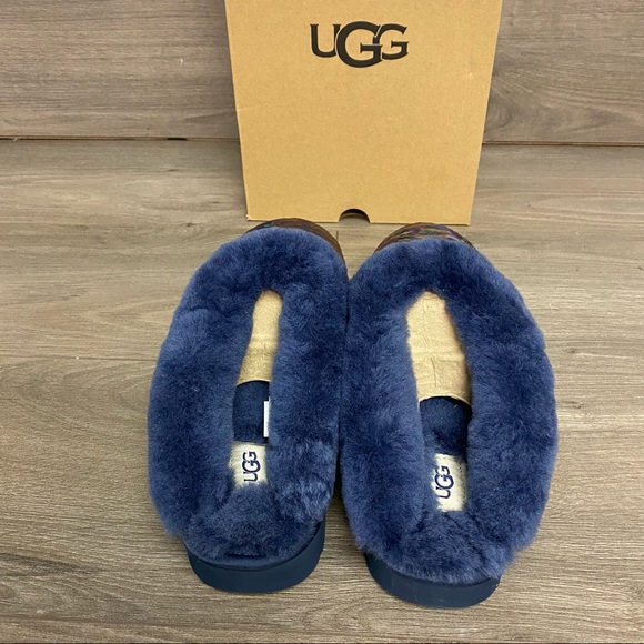 UGG | Cluggette Sequin Slippers Navy NEW in Box Gift - Picture 5 of 8